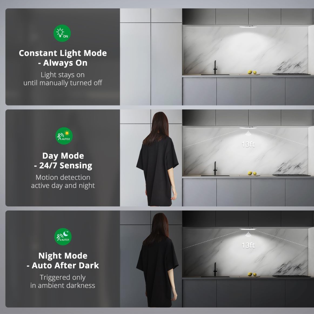 Alori Motion Sensor Ceiling Light